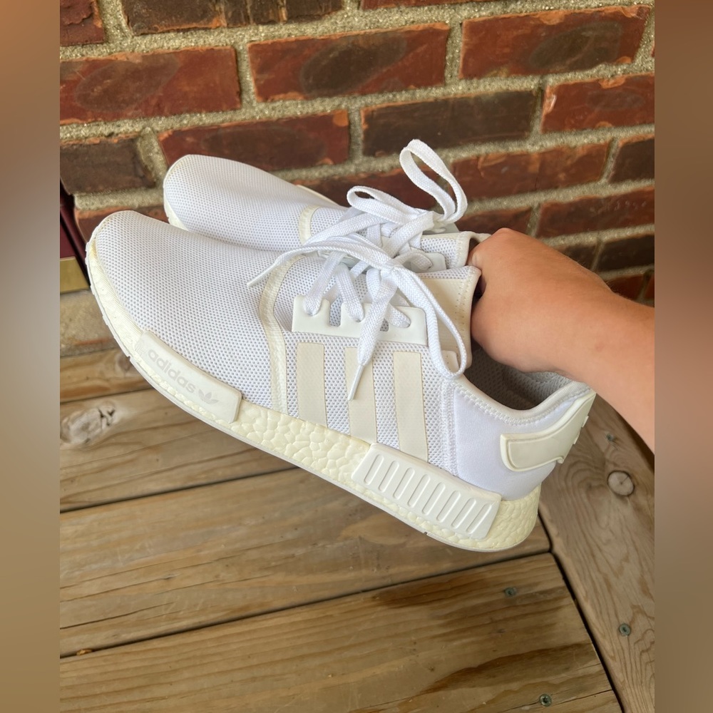 Mens white Adidas NMD size 12